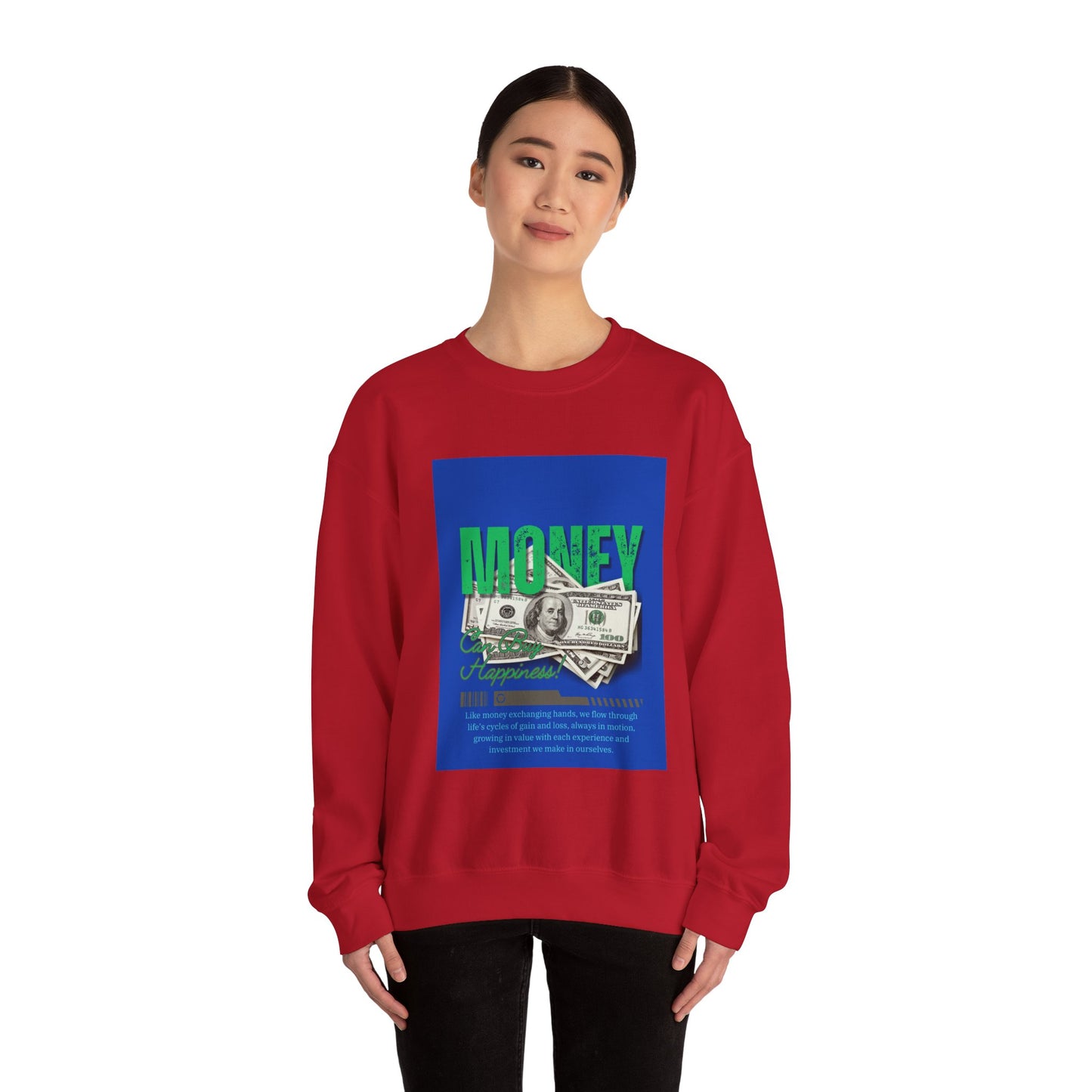 Money Happiness Unisex Heavy Blend™ Crewneck Sweatshirt