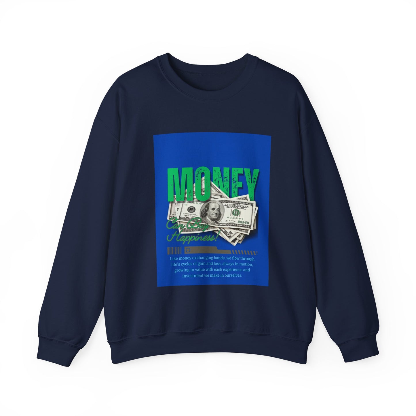 Money Happiness Unisex Heavy Blend™ Crewneck Sweatshirt