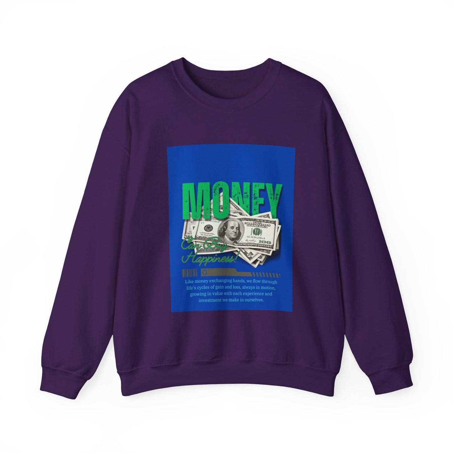 Money Happiness Unisex Heavy Blend™ Crewneck Sweatshirt