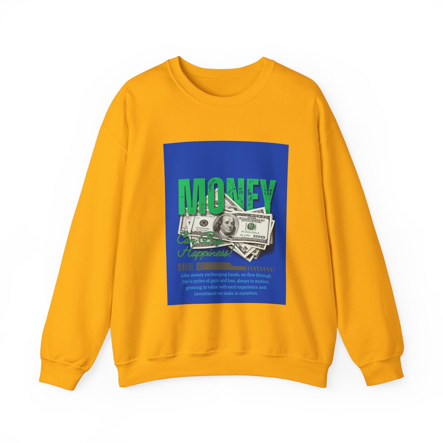 Money Happiness Unisex Heavy Blend™ Crewneck Sweatshirt