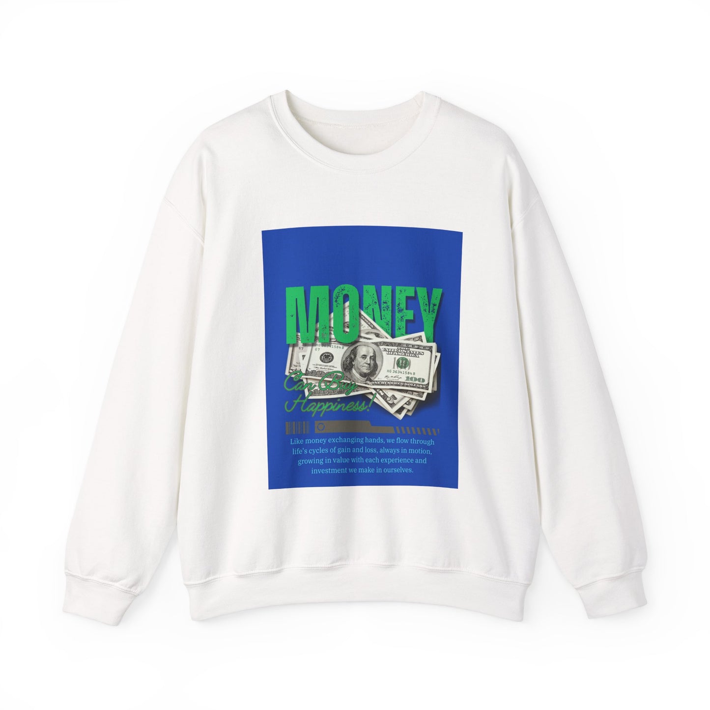 Money Happiness Unisex Heavy Blend™ Crewneck Sweatshirt