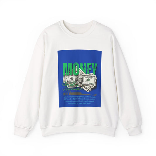 Money Happiness Unisex Heavy Blend™ Crewneck Sweatshirt