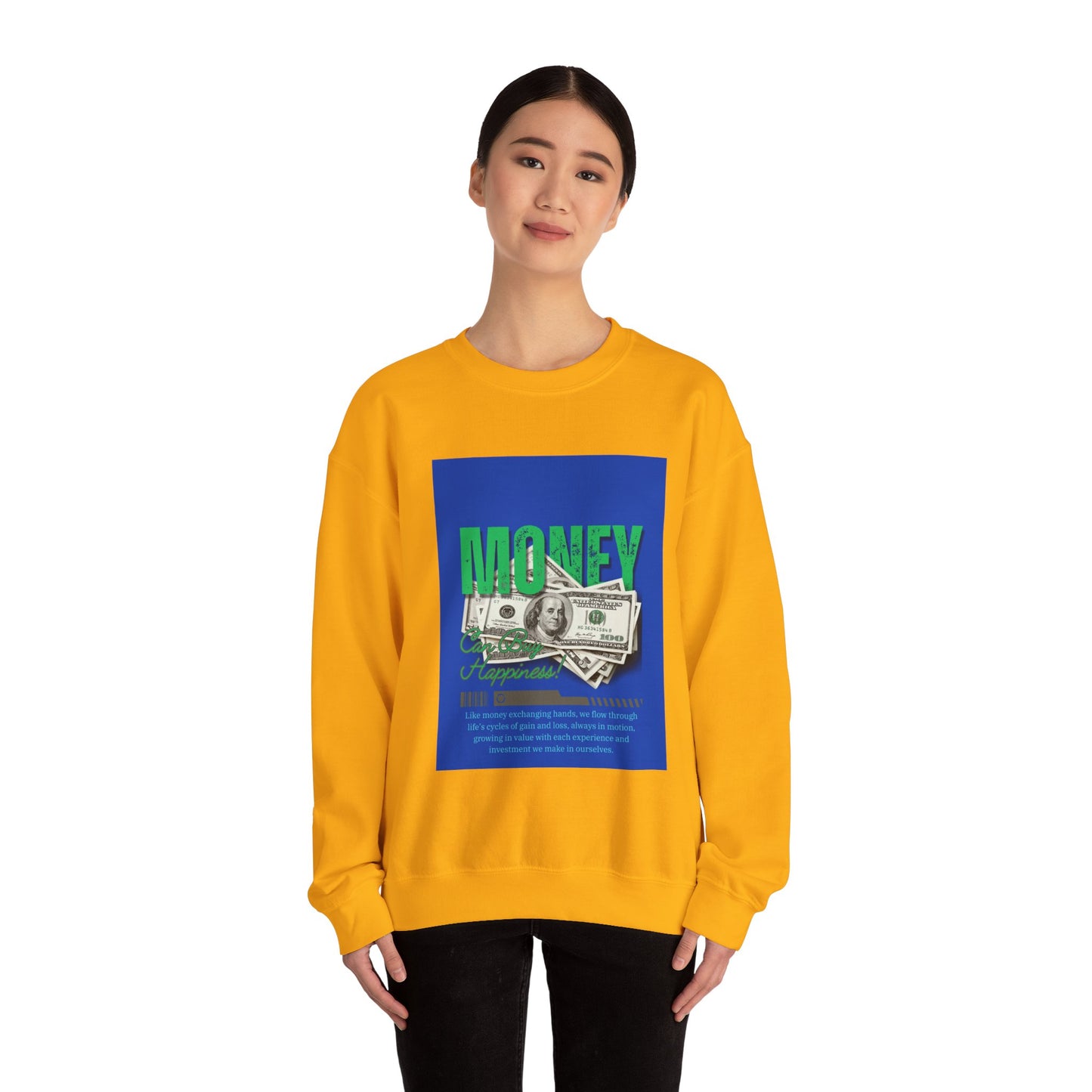 Money Happiness Unisex Heavy Blend™ Crewneck Sweatshirt