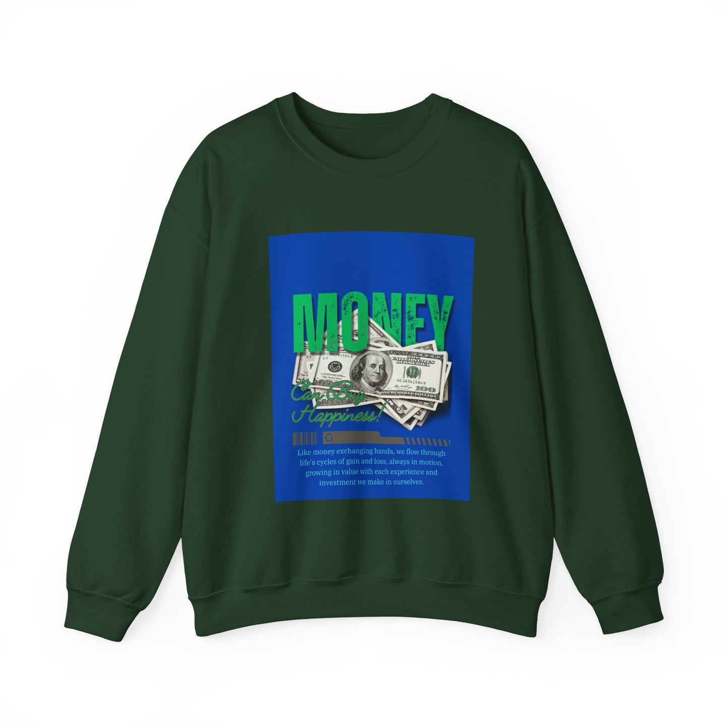 Money Happiness Unisex Heavy Blend™ Crewneck Sweatshirt
