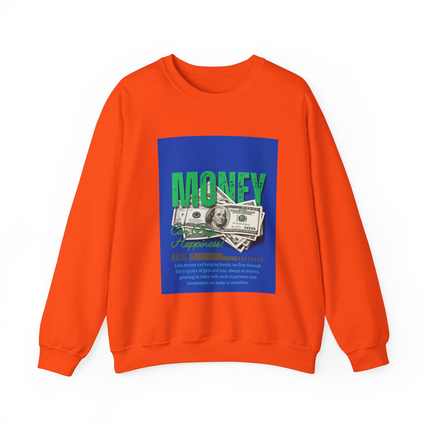 Money Happiness Unisex Heavy Blend™ Crewneck Sweatshirt