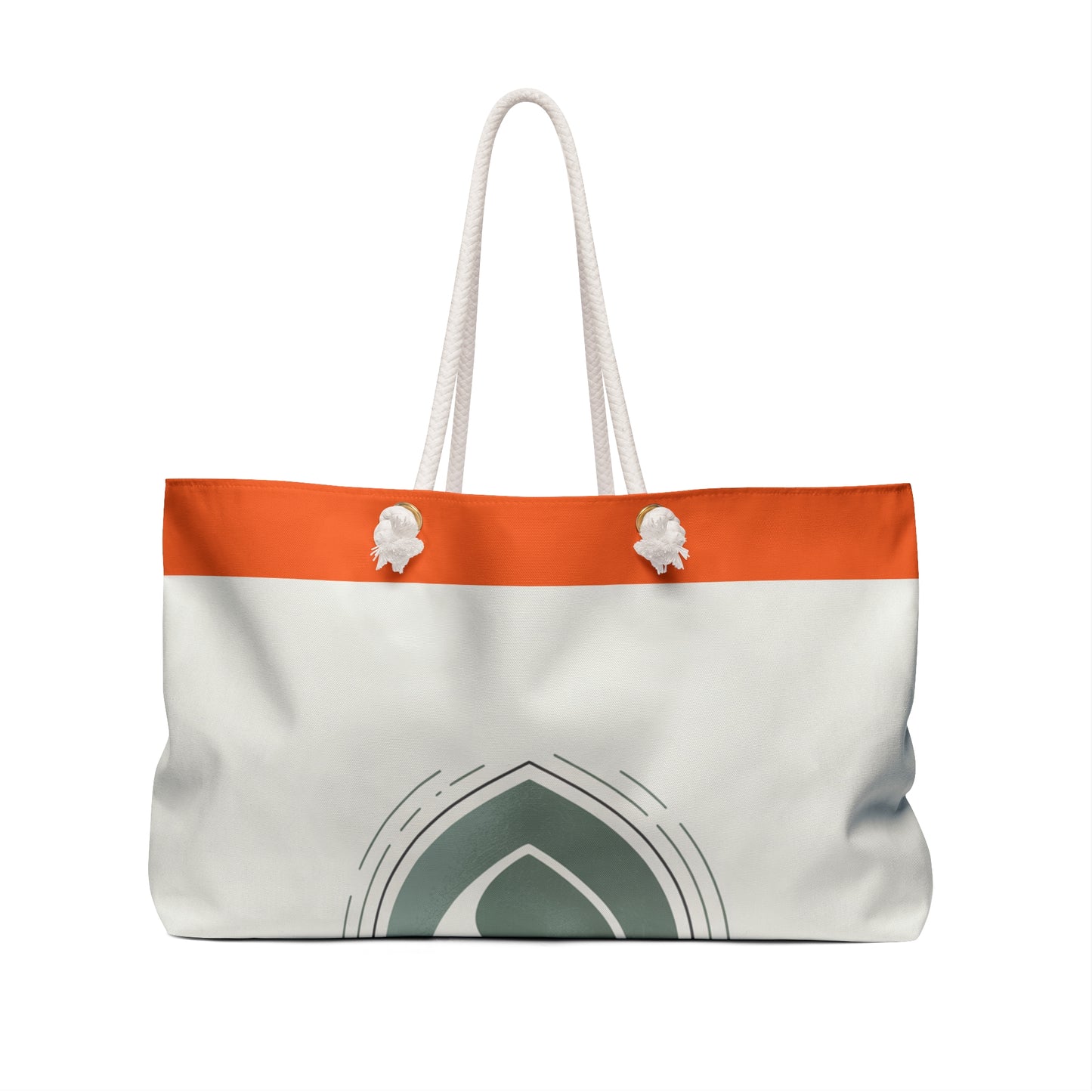 Peaceful Weekender Bag - Casual Tote for Travel, Yoga, Beach, Spa, Gifts