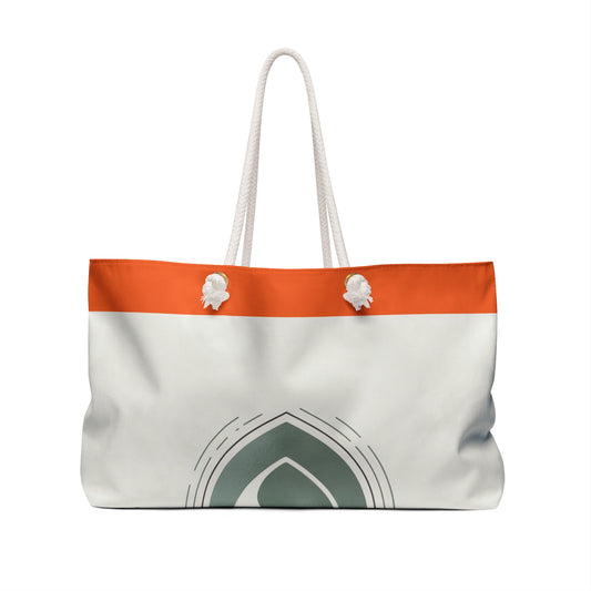 Peaceful Weekender Bag - Casual Tote for Travel, Yoga, Beach, Spa, Gifts