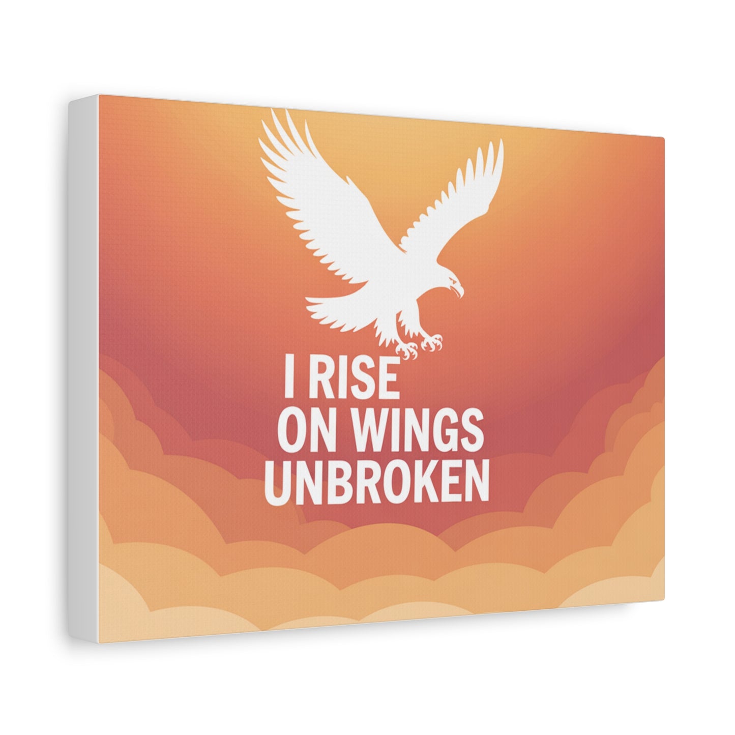 Inspirational Wall Art, Motivational Home Decor, Uplifting Gift, Eagle Canvas Print, Modern Artwork for Living Room