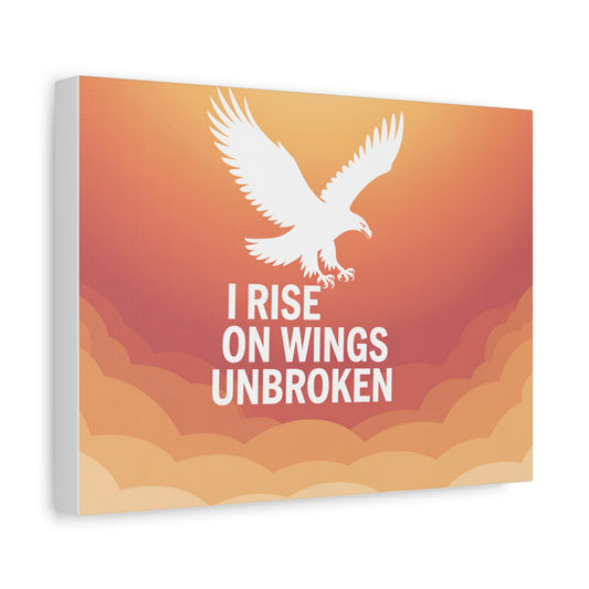 Inspirational Wall Art, Motivational Home Decor, Uplifting Gift, Eagle Canvas Print, Modern Artwork for Living Room