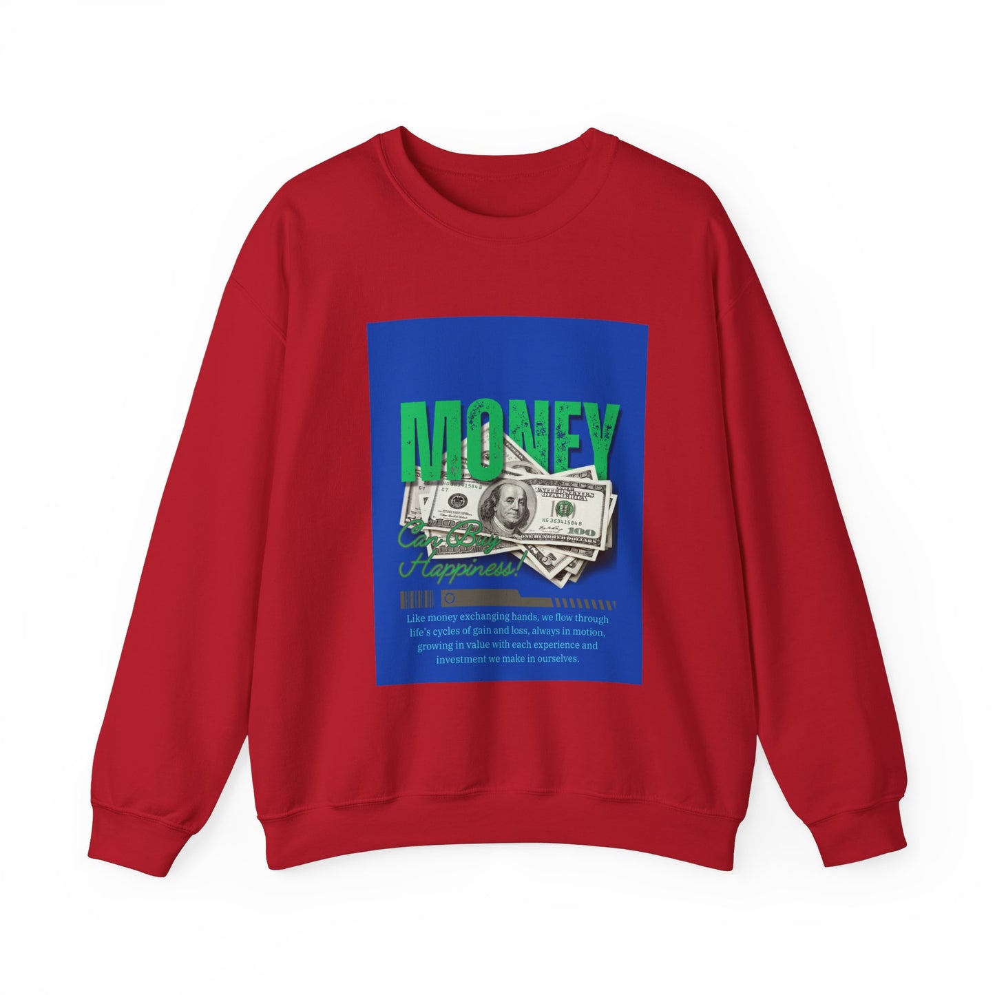 Money Happiness Unisex Heavy Blend™ Crewneck Sweatshirt