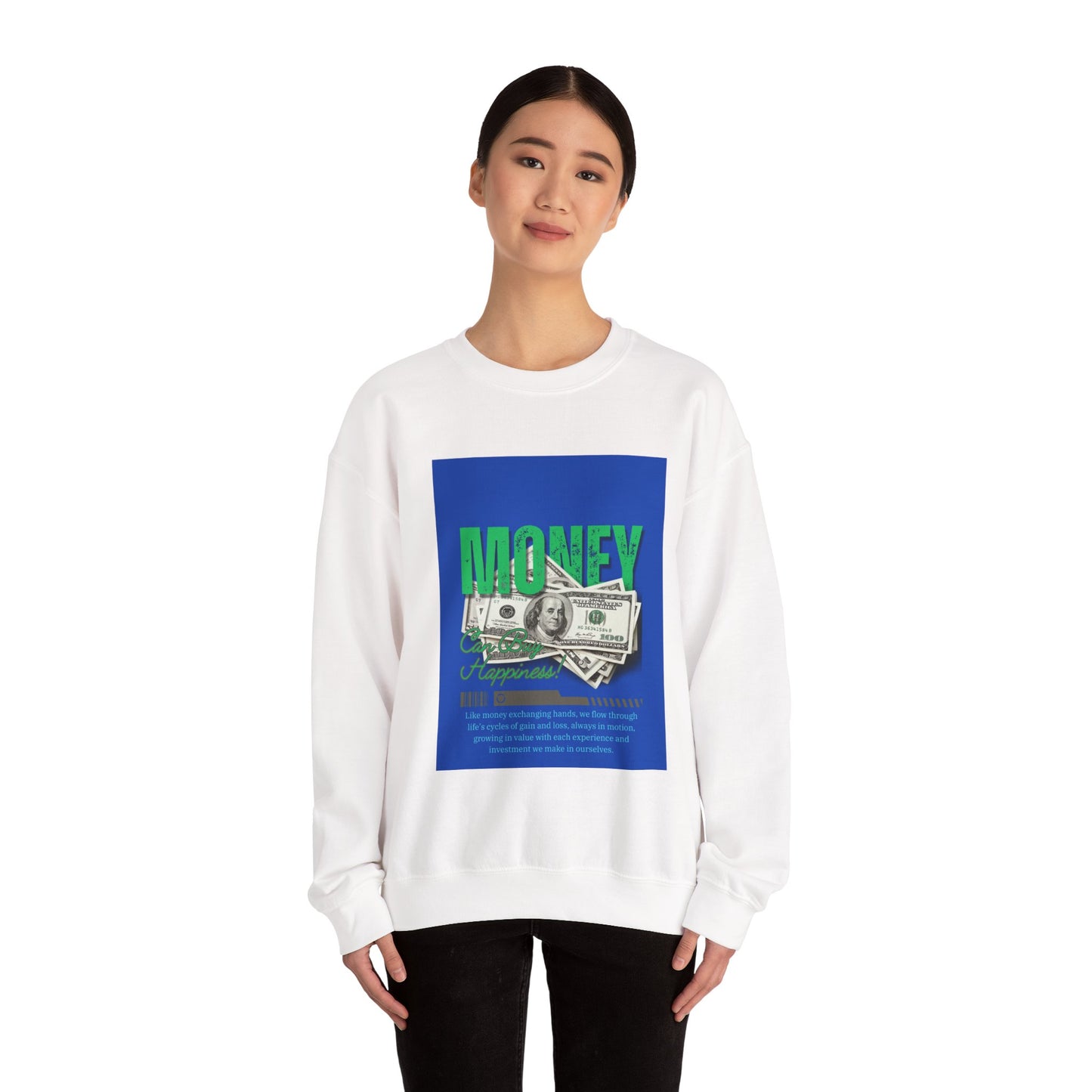 Money Happiness Unisex Heavy Blend™ Crewneck Sweatshirt
