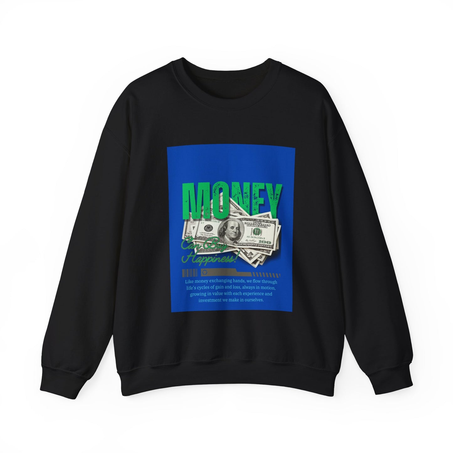 Money Happiness Unisex Heavy Blend™ Crewneck Sweatshirt